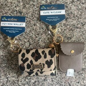 Itzy Ritzy Wallet and Sanitizer Case